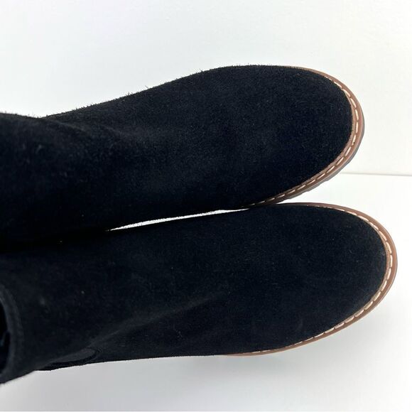 Bertuchi Black Suede Slip on Chelsea Boots - Picture 9 of 12